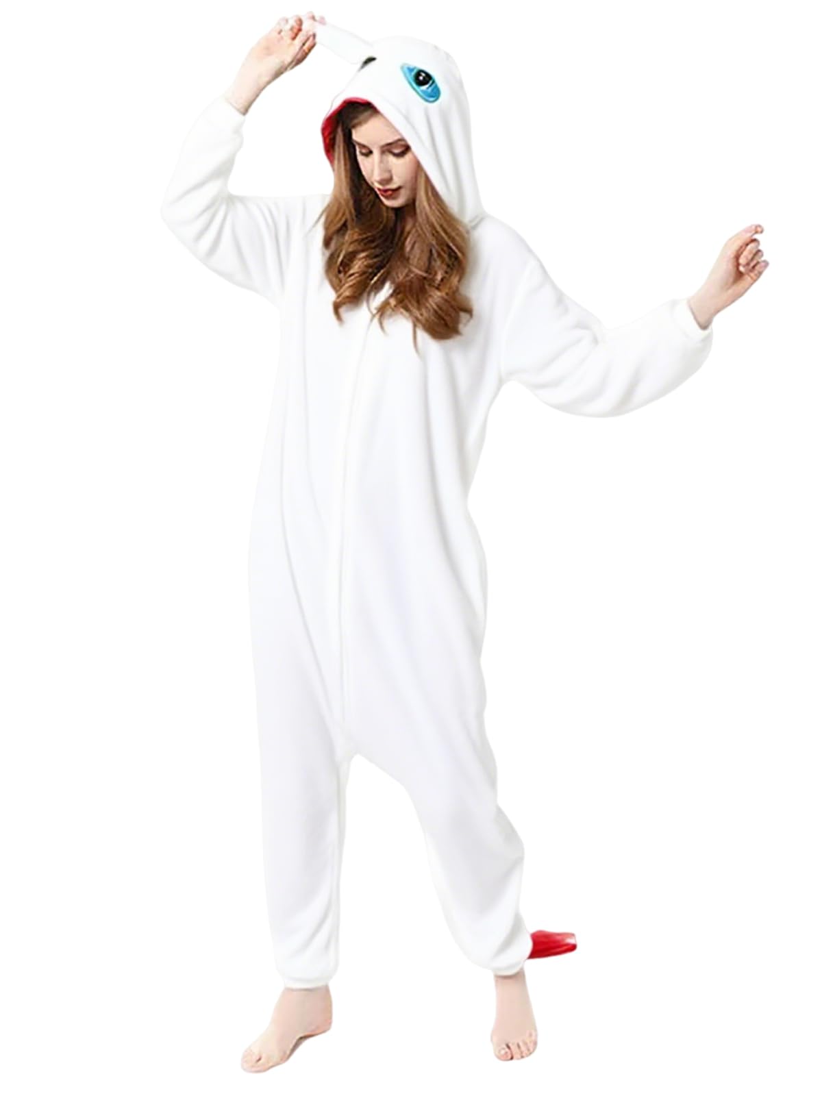 Onesie Dragon Sans Dents Adulte - Pyjama Flanelle Chaud Costume Dinosaure - Idéal Noël Et Fêtes