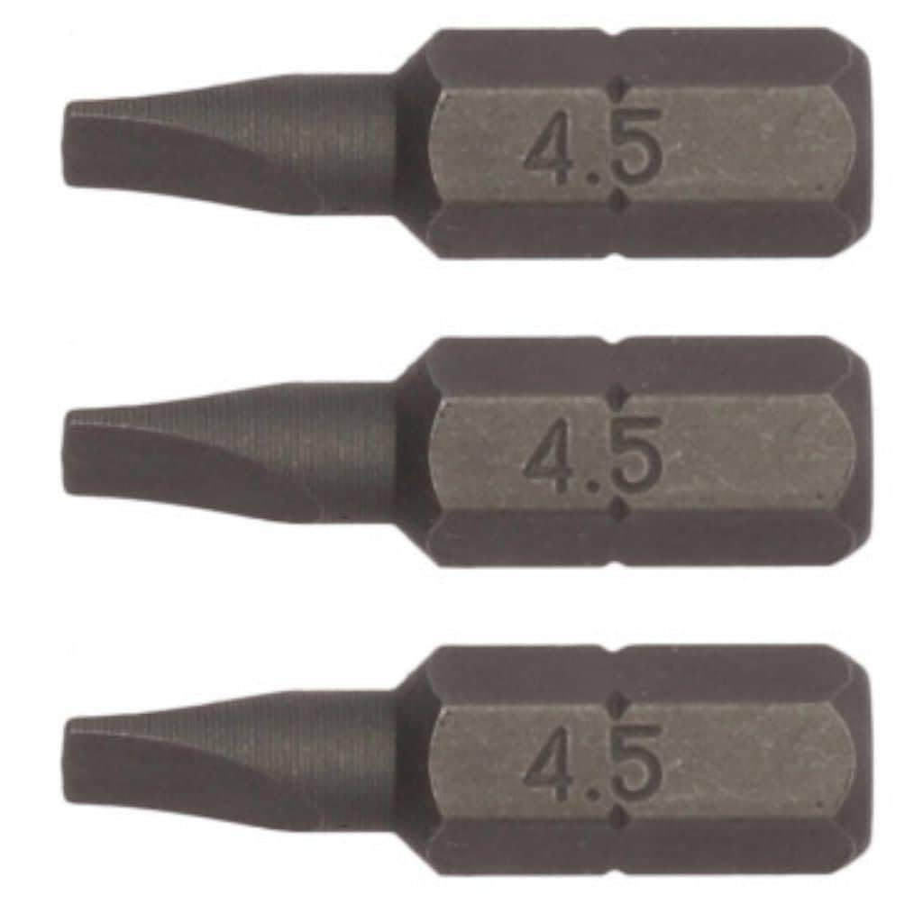 TengTools – Flat Tips 25 mm with Glass 1/4 "Hex 0.6 x 4.5 mm