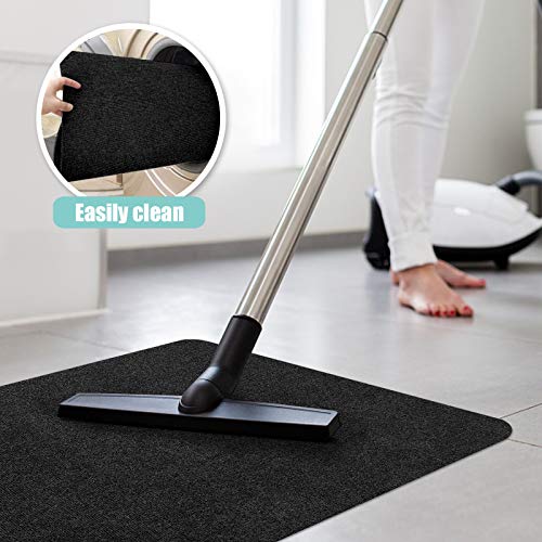 Vicwe Chair Mat, 1/6" Thick 35"X55" Office Home Chair Mat For Hard Floor Protection, Anti-Slip, Multi-Purpose Floor Mat For Porch, Study,Restauran,Office (Black) #TOP6