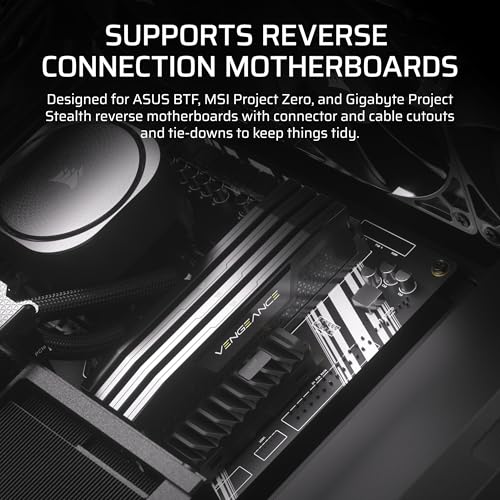 CORSAIR 4000D RS Frame Modular High Airflow Mid-Tower PC Case – 3X RS Fans – InfiniRail Mounting System – Fits Multiple 360mm Radiators – Reverse Connector Motherboard Compatible – Black - image 9