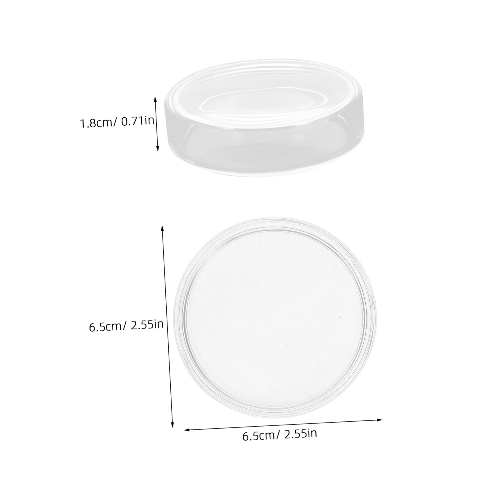 10 piezas Placas de Petri de Vidrio Borosilicato para Celular y Reutilizables Resistentes Altas Temperaturas Uso Educativo y Laboratorio