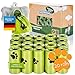 all Pets United BI0 Hundekotbeutel mit Spender Kompostierbare Kotbeutel für Hunde mit Hundekotbeutelspender 100% Biologisch abbaubare Hundebeutel mit Leinen Halter (300 Beutel: 20 Rollen + 1 Spender)