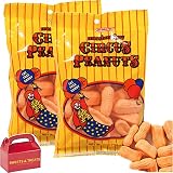 Classic Marshmallow Circus Peanut Candies - Melster Candy Individually Wrapped Fat-Free Snack | Ligh