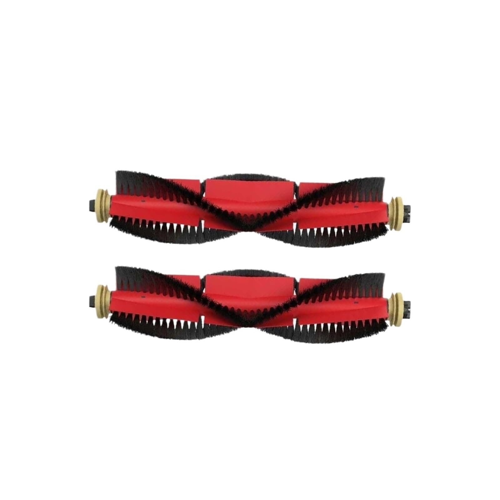 LMRXOFE Vacuum Cleaner Roller Brush, Compatible For Xiaomi,Robot 1/1S,Compatible For Roborock, E2 E3 E4 E5 S4 S5 Replacement Parts(2 Detachable Brush)