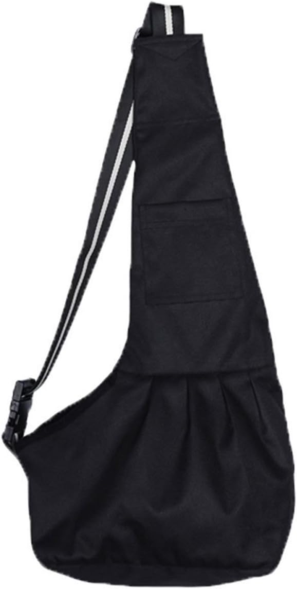 Feeto Pets Carrier Travel Tote Shoulder Bag Sling Backpack for Small Dogs Cats Puppies (Medium, Black)