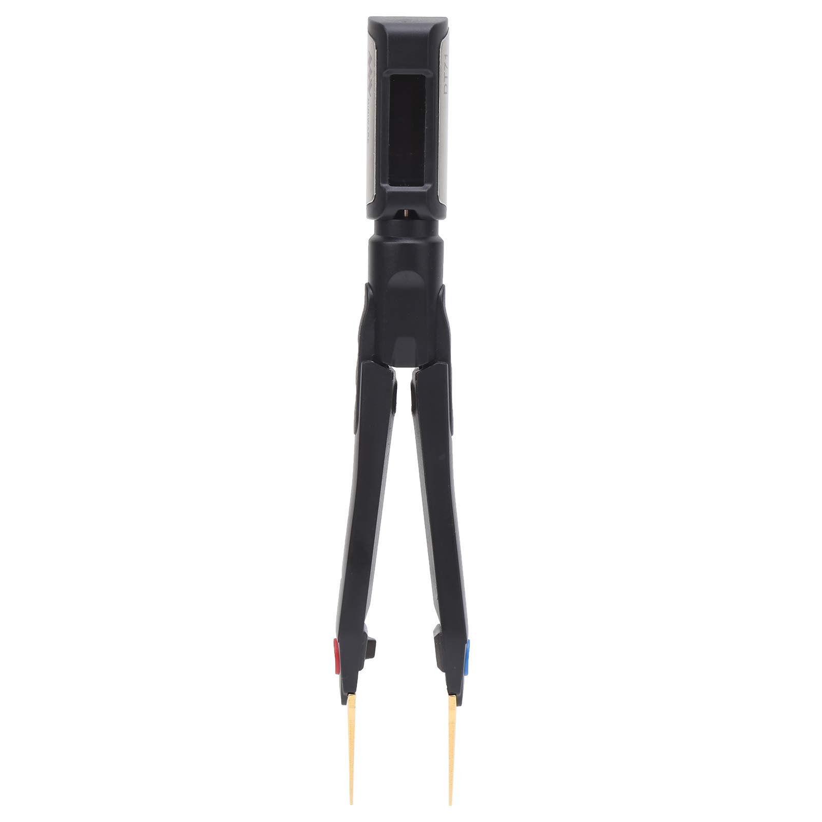 Eujgoov Mini Pinzette Digitali MD Tester Misuratore Portatile DT71 Multifunzionale con Struttura Divisa in 3 Sezioni Finestra Regolabile a 360 Gradi Braccio di Misurazione Magnetico per Resistenza a
