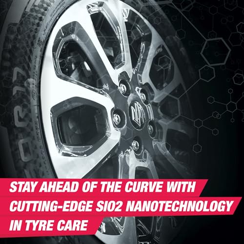 Image of Wavex Ceramic Tyre Dresser with Brush, 650ml, Superior Protection Car Tyre Polish for Extra Shine