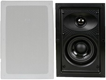 DLS IW 2.4 2-Way 4 Ohm 4" 90W in Wall Hi-Fi Home Theater Speaker System (Pair)
