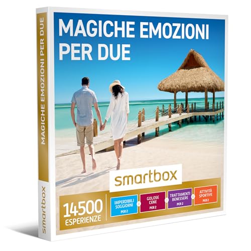 Smartbox - Cofanetto Regalo 2 Giorni Spa e delizie - Idea Regalo per la Coppia - 1 Notte con Colazione, Cena e Pausa Benessere per 2 Persone