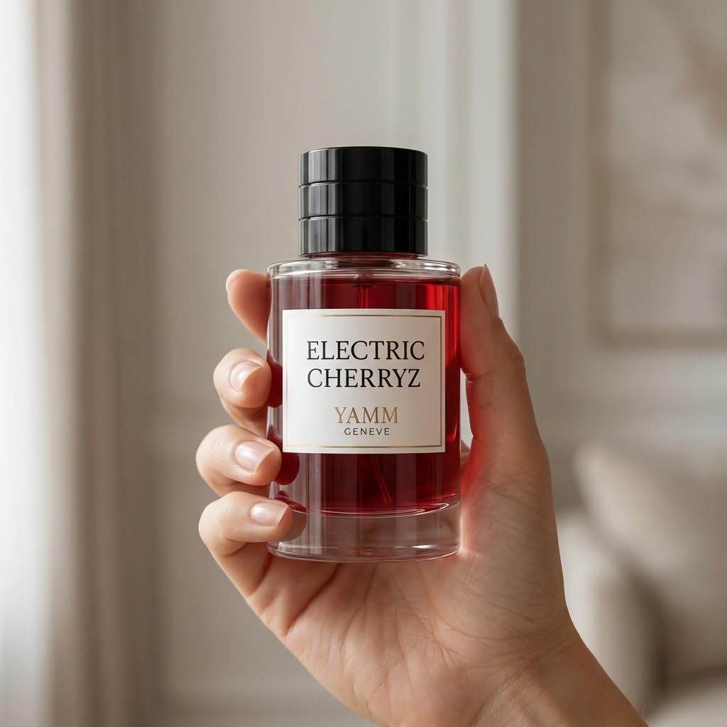 Electric Cherryz | Extrait de Parfum 50 ml | Unisex Duft | Schwarze Kirsche, Mandel & Vanille – Gourmand, Fruchtig & Verführerisch | Lang anhaltend