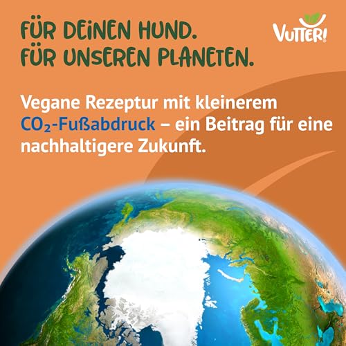 VUTTER ! Snack Wie Leberwurst, 10x110 g: Hundeleckerli Vegan. Pflanzliche Leckerlis. Belohnung für Hunde. Leckerli ohne tierische Proteine. Glutenfrei auf Reismehlbasis. Ohne Zucker & Farbstoffe