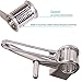 LOVKITCHEN Vegetable Cheese Grater with 3 Interchanging Rotary Ultra Sharp Cylinders Stainless Steel Drums and Slicer
