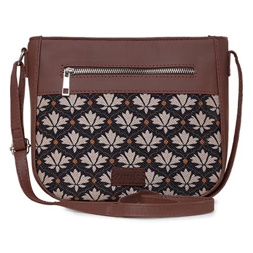 Zouk handcrafted U-shaped mini sling bag for women in vegan leather