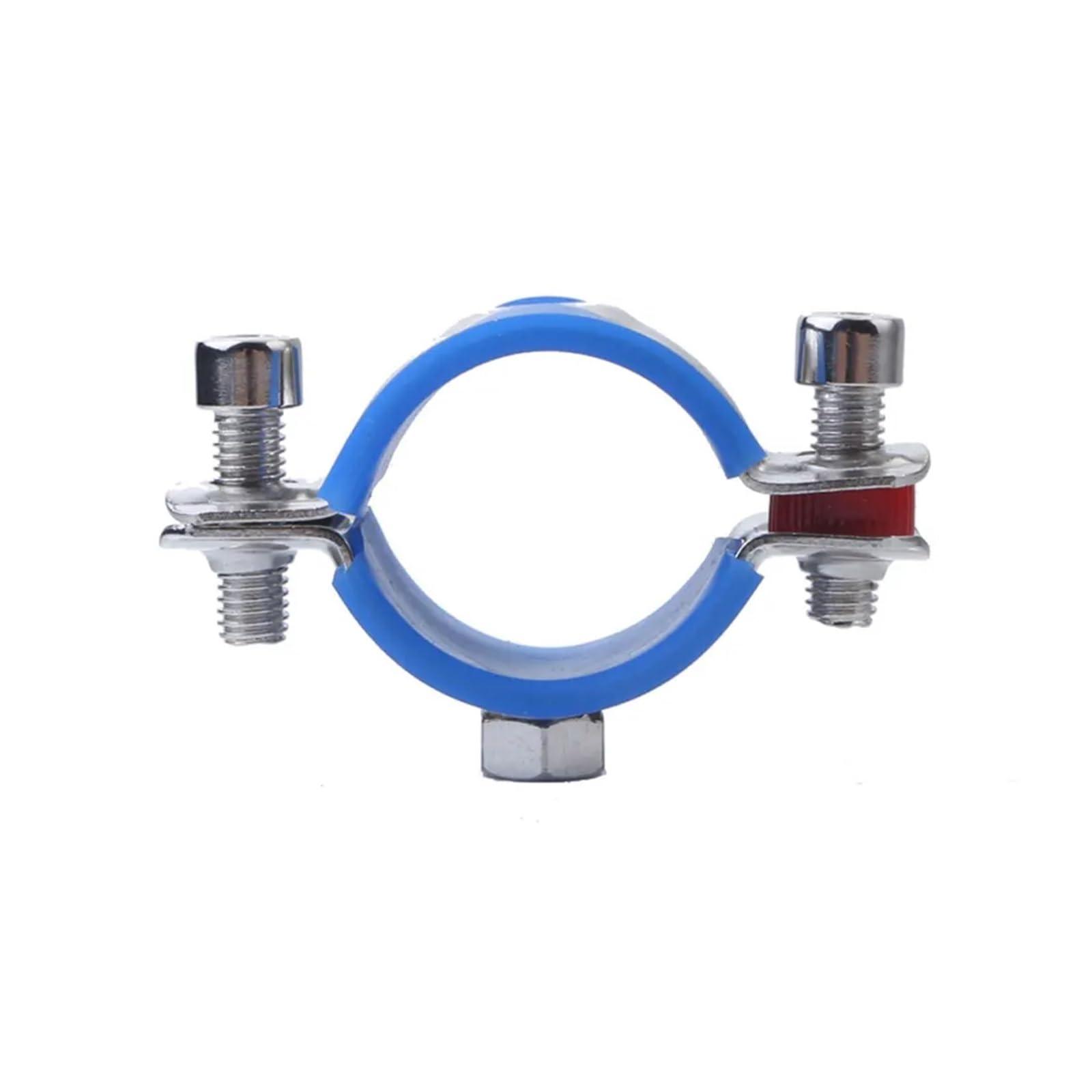 BALYDLUL With Blue Case M8x1.25mm Female Fit 19-108mm OD Tube 304 Stainless Steel Pipe Hanger Bracket Clamp Suppoert Clip(Fit 89mm OD Tube)