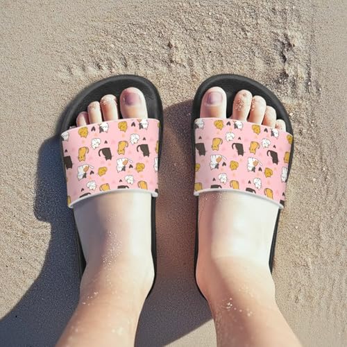 Summer Slide Slippers for Girls Shower Slippers Bathroom Pool Sandals Non-Slip Quick Drying Shower Slides Sandals3