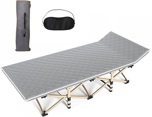 Catre plegable para campamento, cama portátil al aire libre para adultos para dormir de alta resistencia, catres grandes de tamaño matrimonial,