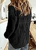 Astylish Womens V Neck Solid Roll Up Sleeve Collar... #2