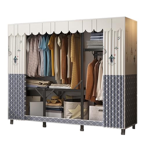 Armario plegable de lona para organizar tu ropa en el dormitorio o trastero