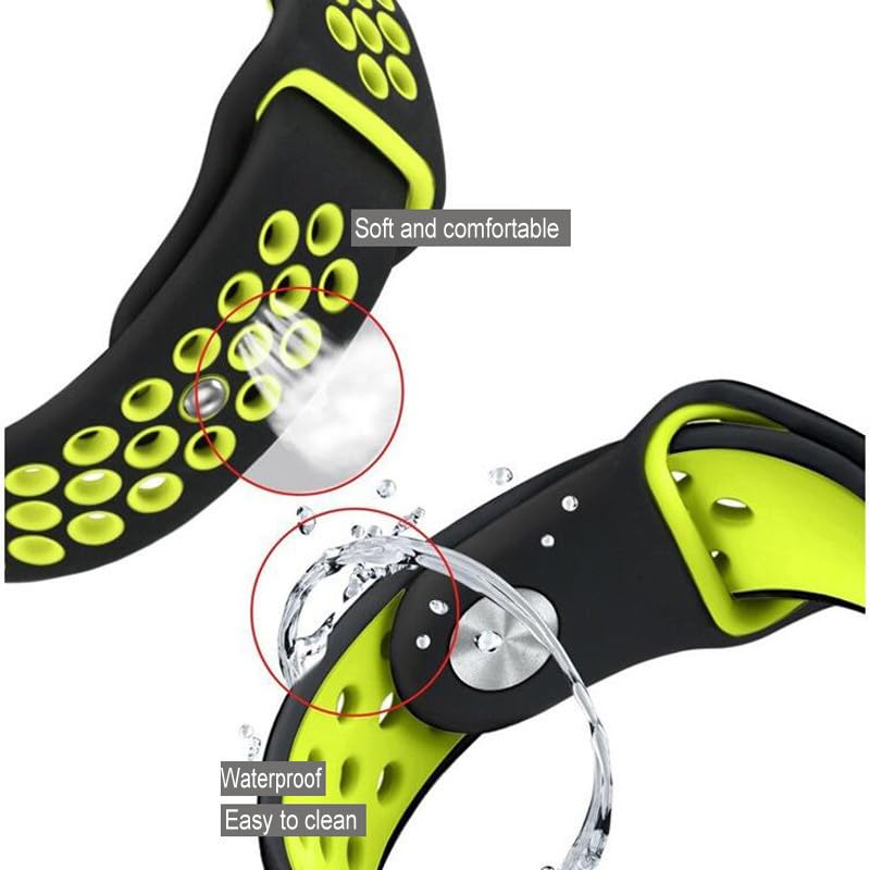 Image of YODI Strap Band Compatible with Amazfit T-Rex 2 Smartwatch Only Soft Silicone | Nylon | Chain | Leather Watch Straps with Installation Adjuster Tool For Amazfit TRex 2