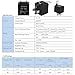 10 Pack 30/40 AMP 12V Relay Switch（SPDT）,Waterproof 5-Pin Relay Switch,for 12 Volt Automotive Marine Relays for Boats Auto Fan Cars
