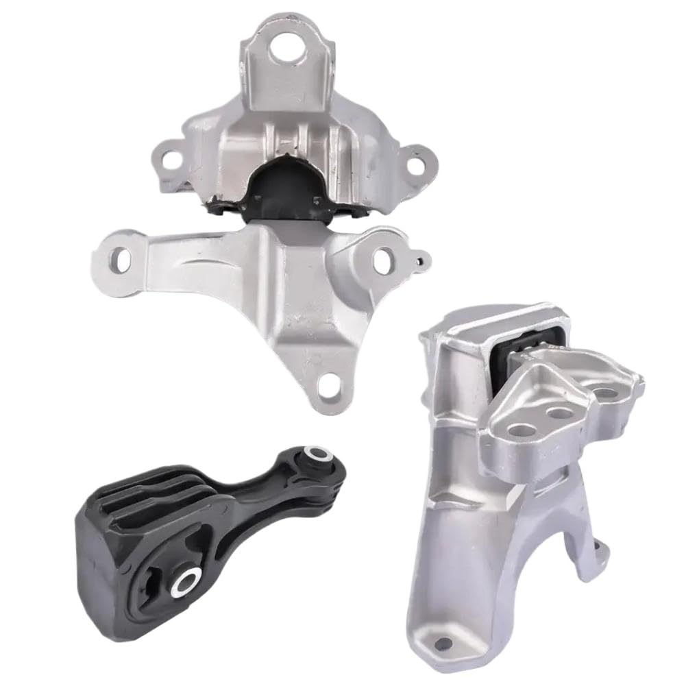 Fovbtteet Onecolor Engine And Transmission And Torque Strut Mount 3Pcs Compatible With 2016 2017 2018 2019 Civic 2.0L Automatic