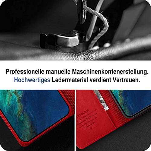 Étui pour Google Pixel 7 rouge idéal pour voyager léger avec vos cartes