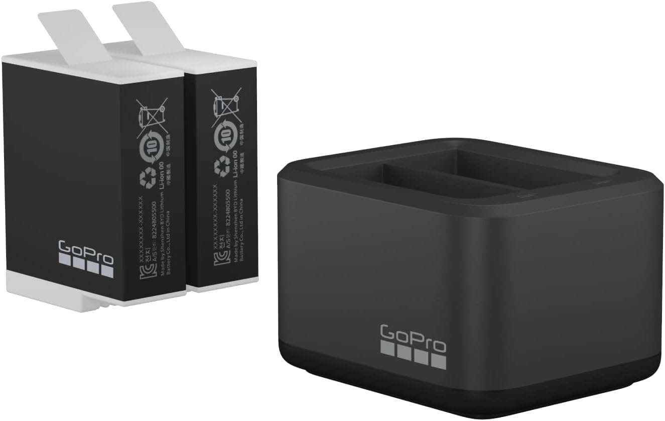 【投げ売り！26日までに取引出来る方限定】GoProHERO10 純正バッテリー2個 デュアルバッテリーチャージャーセット Amazon.co.jp: 【GoPro公式】デュアルバッテリーチャージャー + Enduro