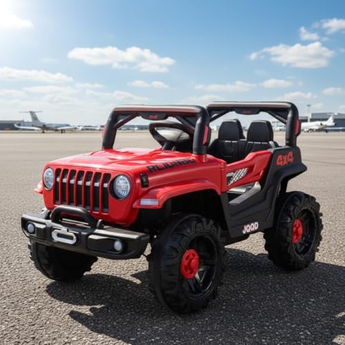 Jipe Infantil Elétrico 12v Carrinho Controle Remoto Música