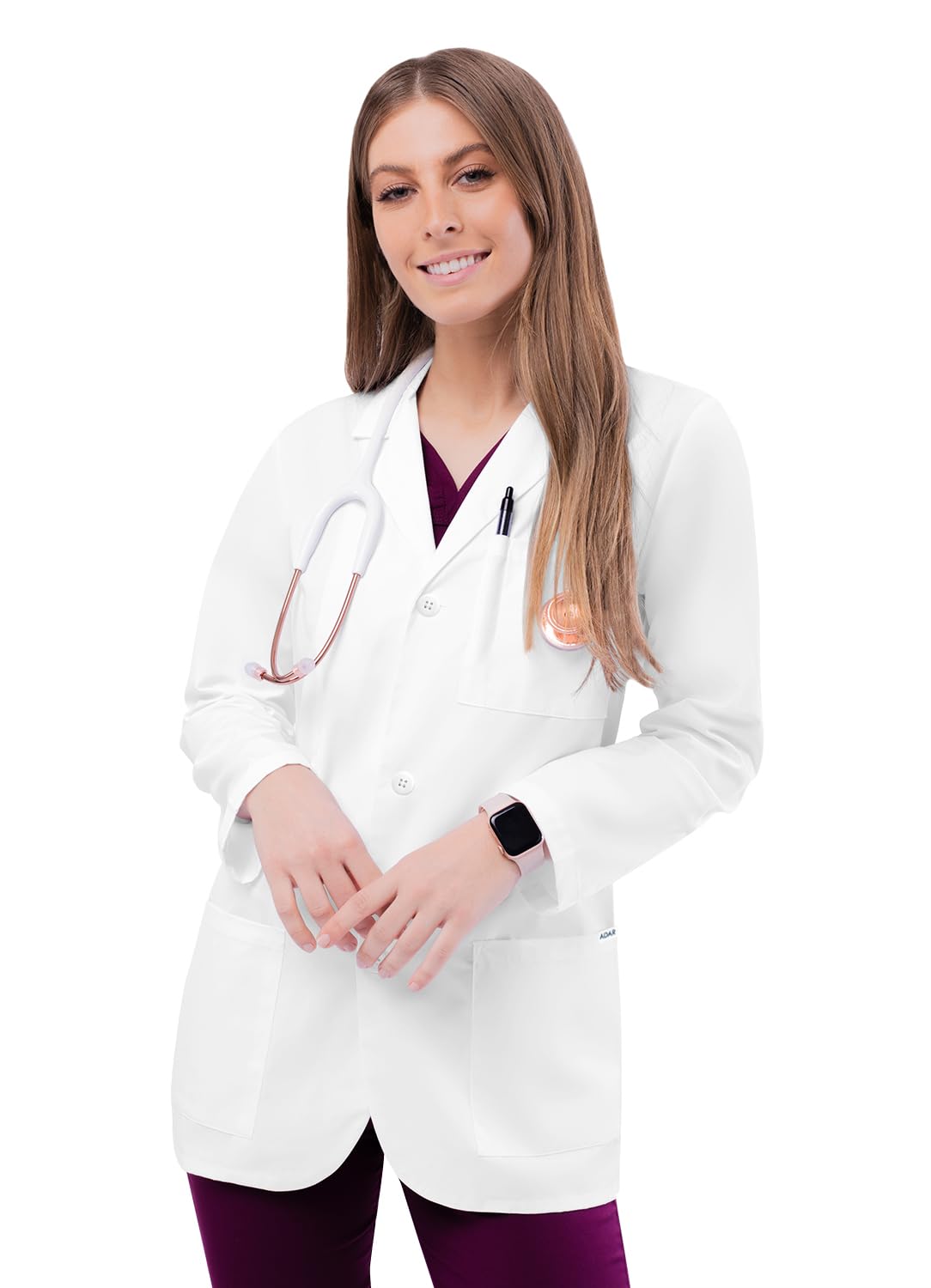ADAR Medical Uniforms 805 Blanco Classic Unisex adulto (Pack de 1)