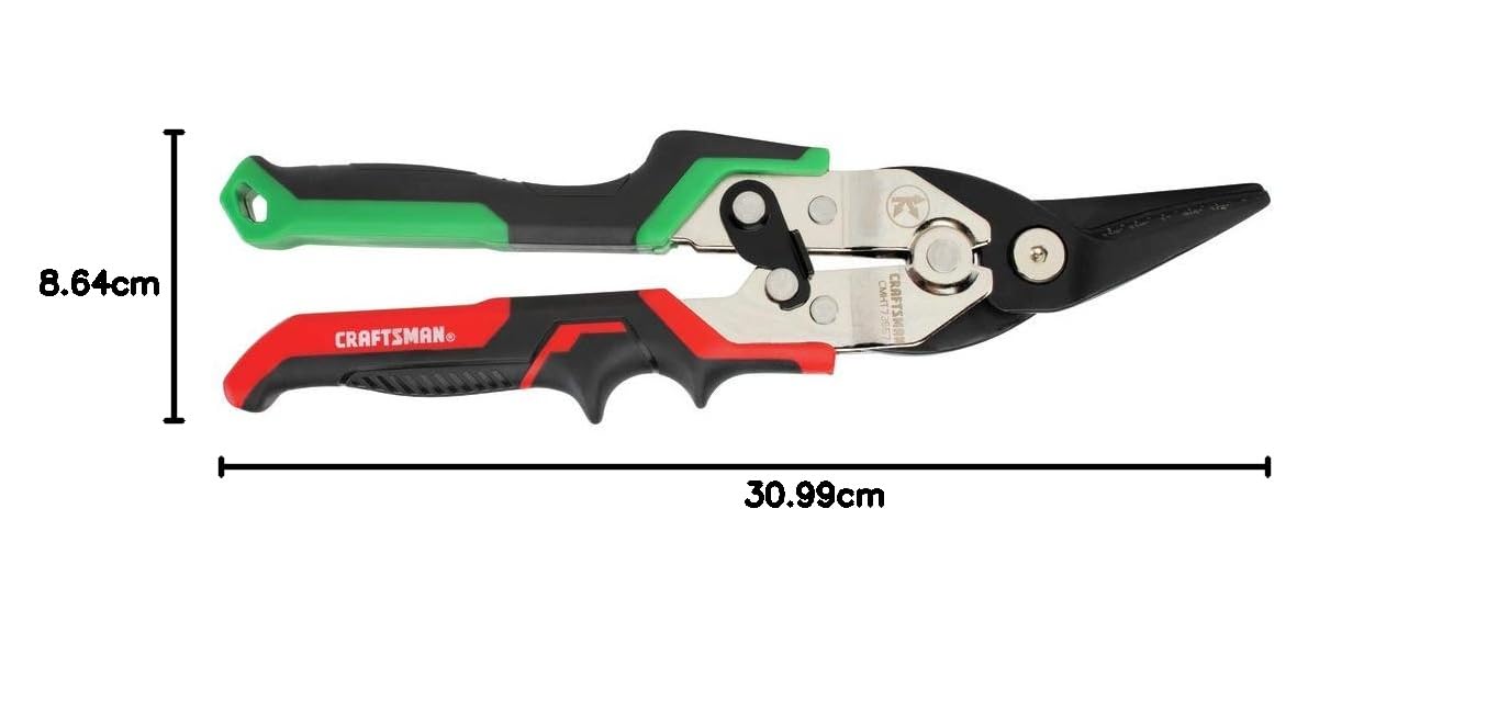 CRAFTSMAN Tijeras de aviación corte derecho CMHT73557