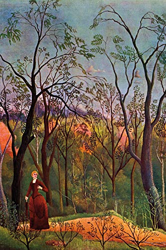 1art1 Henri Rousseau Posters XXL La Promenade dans La Forêt, 1886 Affiche 120x80 cm