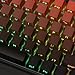 XVX Side Print Gradient Red Keycaps, Double Shot PBT Keycaps 60 65 75 100 Percent, Shine Through Custom Key caps Set 136 Keys, OEM Profile for Cherry Gateron MX Switches