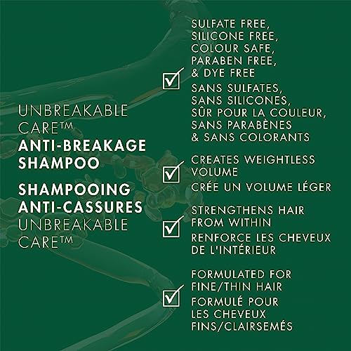 Nexxus Unbreakable Care Anti-Breakage Shampoo With Keratin, Collagen, Biotin For Fine And Thin Hair Sulfate Free Shampoo 13.5 Oz #TOP7