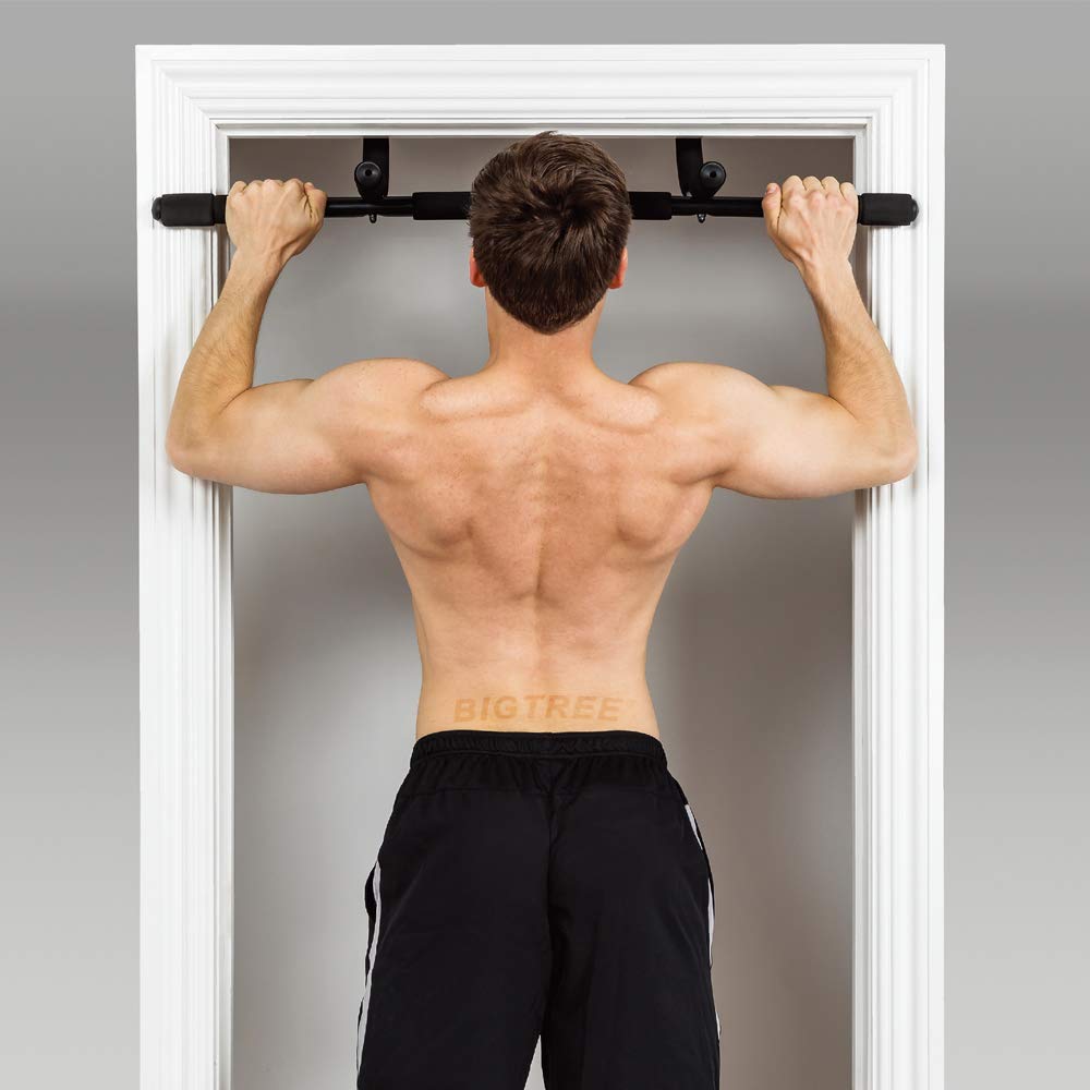 BIGTREEUpperbody Fitness Exercise Home Gym Pull Up Bar for Doorways