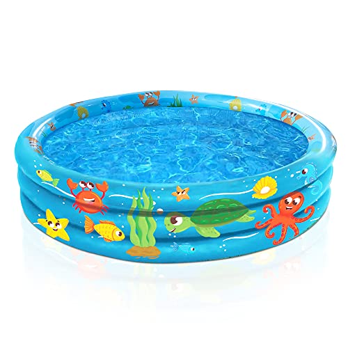JAMBO Kiddie Pool with Inflatable Bottom | 48