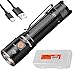 Fenix E28R Rechargeable Flashlight, 1500 Lumen USB-C EDC Size Side Switch Operation, Quick Charging with LumenTac Organizer