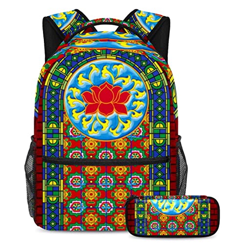 Sac à dos anti-mal de dos avec trousse pour organiser l'école