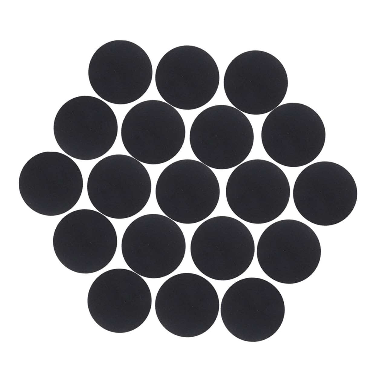 Tofficu 500pcs Felt Decorative Patches Sticky Adhesive Pads Round Felt Shapes for Crafts Assorted Colors