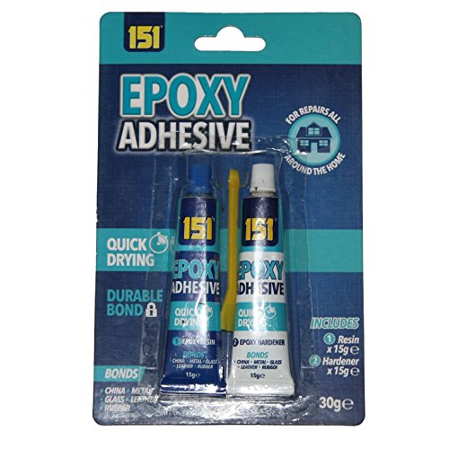 Two Part Epoxy Adhesive Glue Quick Drying 2X 15ml Resin & Hardener