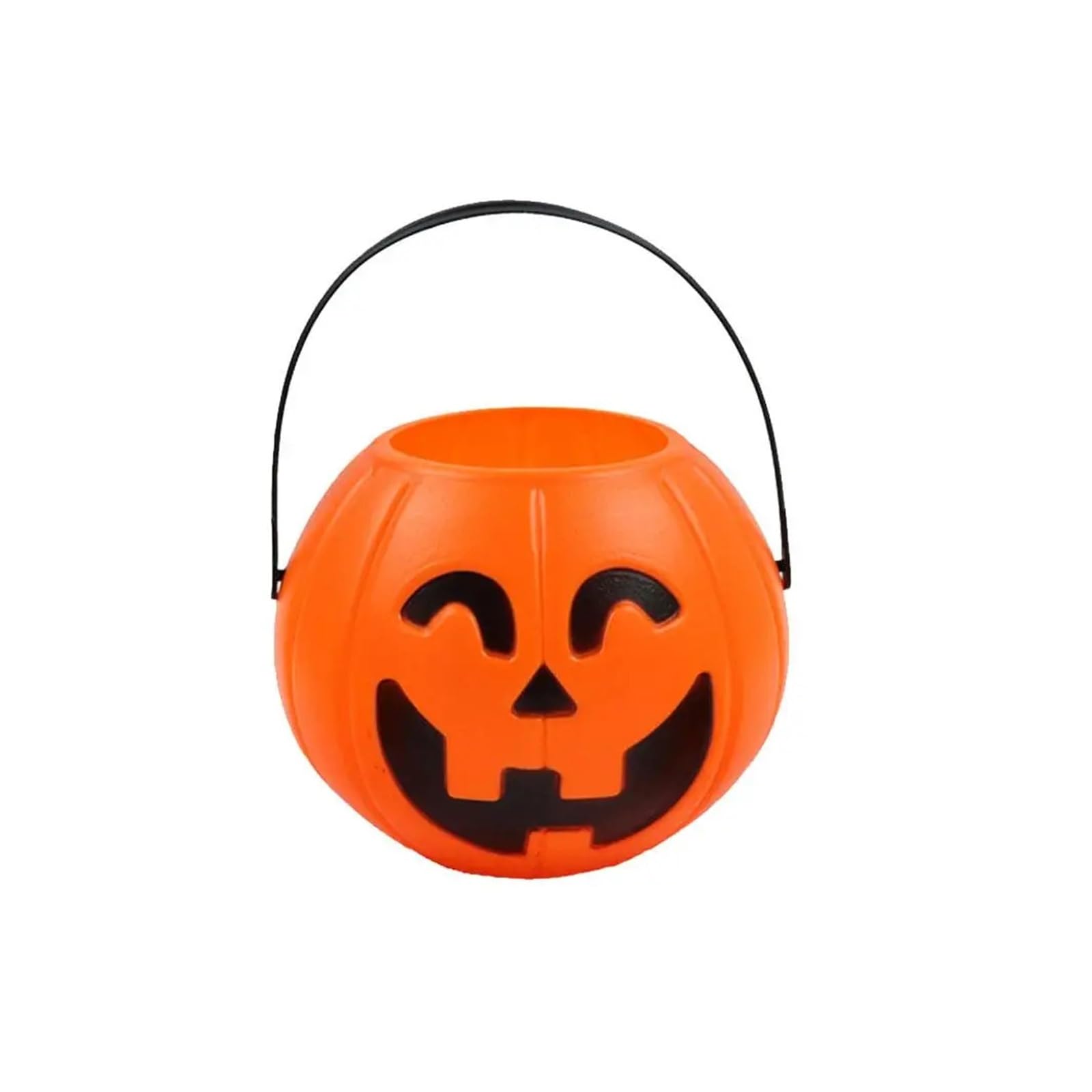 SZAJDSNMURB Halloween Pumpkin Bucket Candy Jar, Plastic, 17x13.5cm