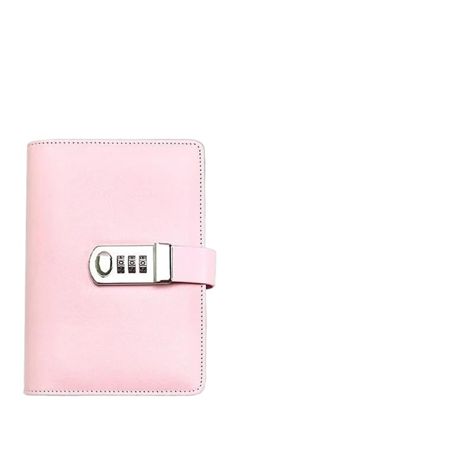 Tagebuch Mit Schloss A6 Binder Tragbares kreatives Passwort-Tagebuch, Multifunktions-Notizblock, Briefpapier, Notizbücher und Tagebücher, Skizzenbuch(A6-pink)