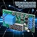 DOACT Pulse Counter Relay Module 0.01s Accuracy 12V Industrial 0.1S-9999999.9S Timing 1 Channel PCB Compatible Timer Relay Easy Install Multifunction Function