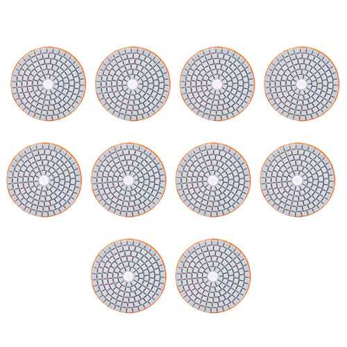 Set of 10 Polishing Pads,Premium Diamond Sanding Discs,Marble Polishing Concrete Polishing Stone for Marble, Concrete, and Stones - 3in, 300 Mesh