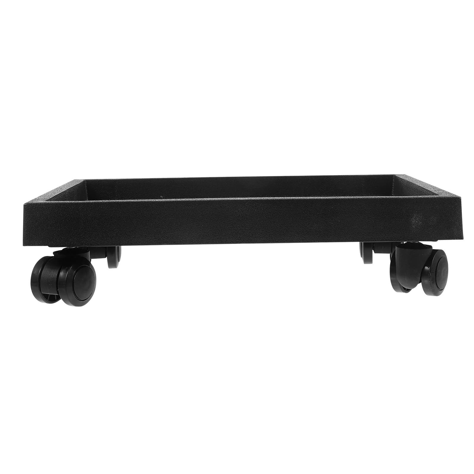 WEQYFDC Plant Stand Riser Rolling Plant Stand With Wheels Under Tray Pot Holder Planter Base Square Saucer Plates Flower Trays Garden