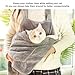 Cat Carrier Apron Adjustable Breathable Soft Warm Portable Kitten Sling Sleeping Bag for Small Pet