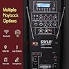 Pyle Portable PA System, Powerful Bluetooth Speaker with 2 Wireless Mics, 1600W, Trolley Handle & Wheels, Long Battery Life, Enhanced Audio for Karaoke, DJs, Events & Public Speaking #2