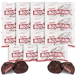 Almond Roca Case of 15 Cherry Mountain Bars - 1.6oz Individually Wrapped Chocolate Candy Bite Size Bars - Chocolate Candy with Peanuts Pieces and Creamy Cherry Center