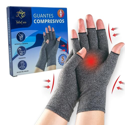 Guanti per artrosi alle mani – tunnel carpale - tutore per rizoartrosi - - guanti artrosi mani - guanti a compressione - Guanti Tattili - Ferula Compresion - Metacarpale infiammazione (SMALL)