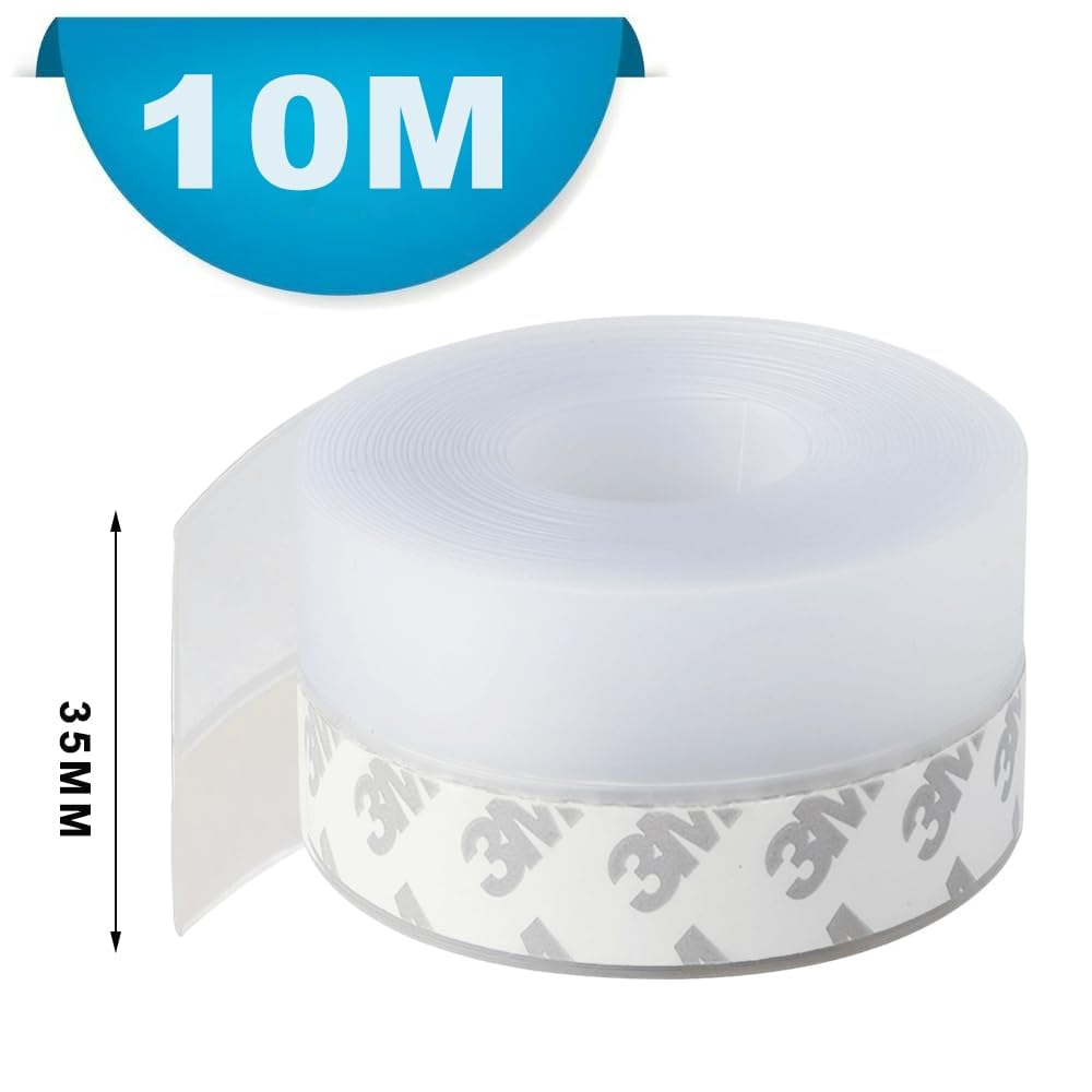 CURTES Window Sealing Tape, Weatherproof Plastic Windproof Window