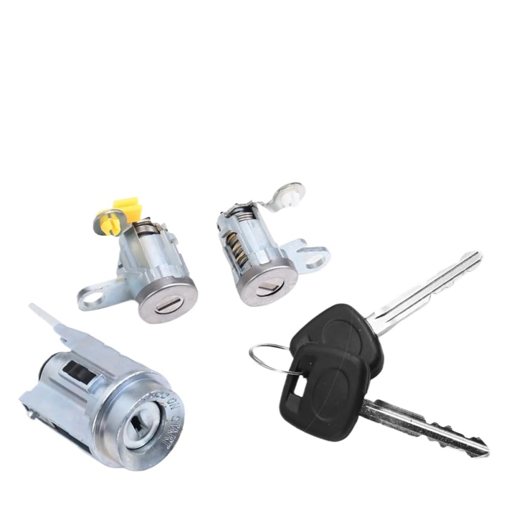 Ofksewpa Onecolor Car Door Lock Key Ignition Lock Cylinder Compatible With Tacoma 1995-2004 69051-35070 69051-04020 69005-35840